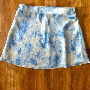 Tie Dye Mini Skirt